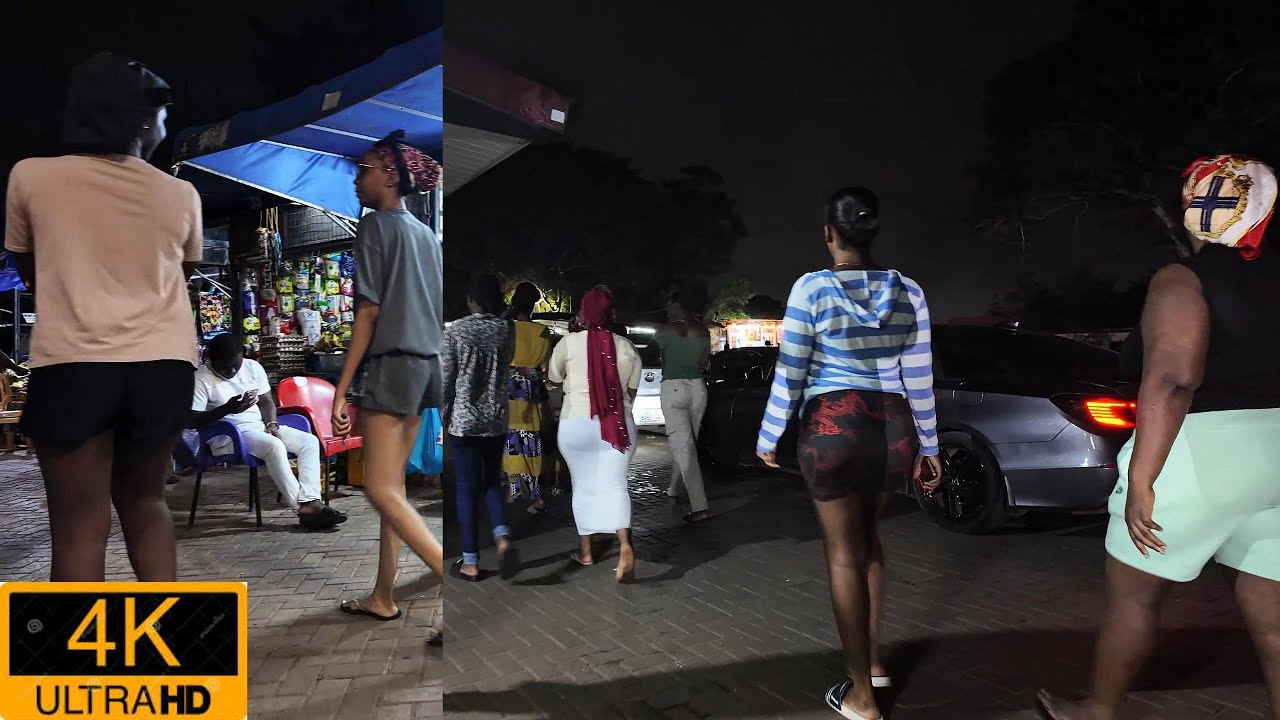 🇬🇭 U.G Night Market Alley's Nightlife Day 3 | A Lively Night🌙 Sit Out | University of Ghana Campus |