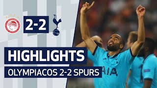 CHAMPIONS LEAGUE HIGHLIGHTS | OLYMPIACOS 2-2 SPURS | Lucas Moura's thunderbolt!