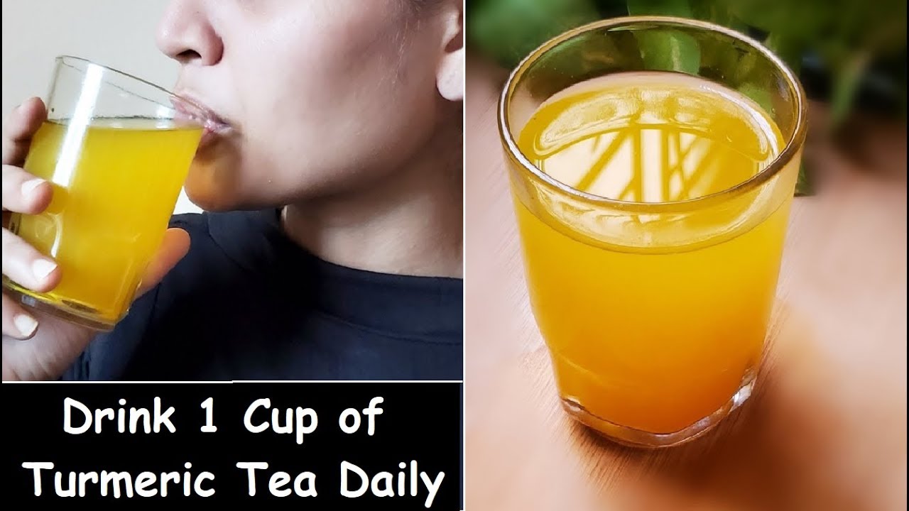 Drink Homemade Turmeric Tea for Weight Loss Boost Immunity with
