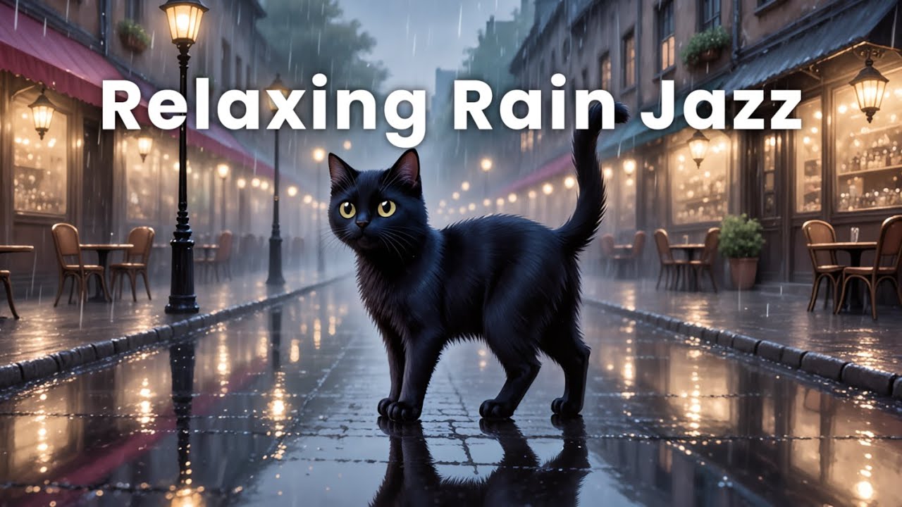 Relaxing Rain Café Jazz ｜ Cozy LoFi Beats for Autumn Nights [1 Hours]