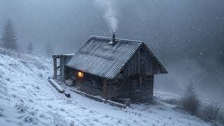 Spent 4 Nights in the Same Hut During Snowstorms | Solo Camping Compilation (ASMR, No Talking)