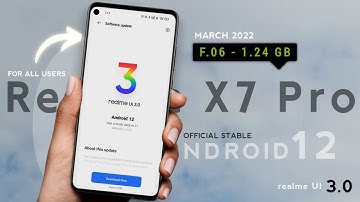 Realme X7 Pro New Update F.06 | Quick Review | Final Stable Update | Official Realme UI 3.0 |