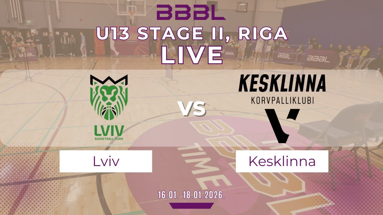 SBC Lviv 2013 vs KK Viimsi/Kesklinna KK 2013 | BBBL U13 | Stage II