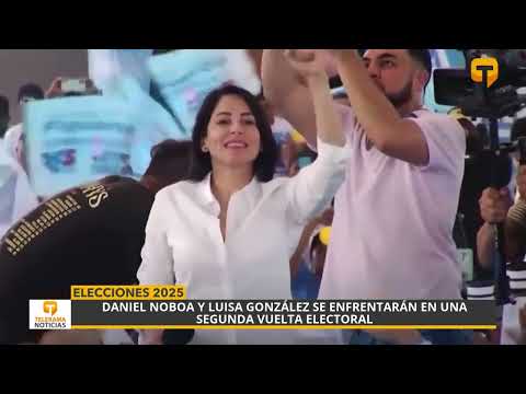 Daniel Noboa y Luisa González se enfrentarán en una segunda vuelta electoral