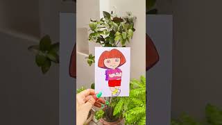 Dora the explorer 🤩😍❤️😘#doratheexplorer #drawing #viral #trending #shortvideo #ytshorts