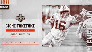 Welcome To Cleveland Sione Takitaki Cleveland Browns