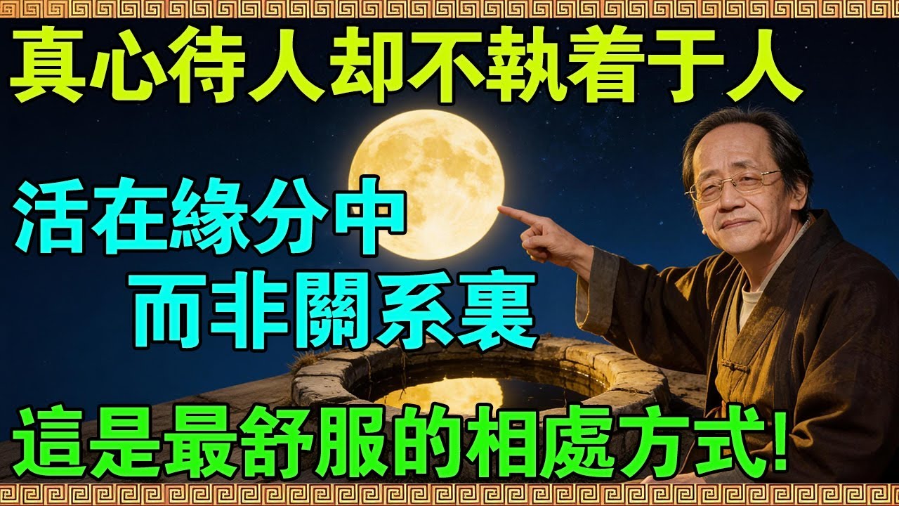 1300年前的一個秘密，救了無數癡情人！倪海廈：隨緣不是認命，而是看清真相後的“大自在”！#倪海廈 #倪師 #情感諮詢 #斷舍離 #執念太深 #枯井見月 #金剛經智慧 #業力糾纏 #家庭關係