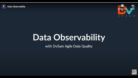 Data Observability