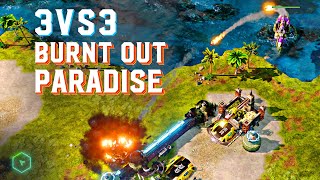 3v3 on Burnt Out Paradise  Red Alert 3