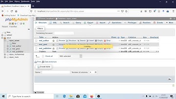 Cara Mengedit dan Mengeksport Database SQL di phpMyAdmin