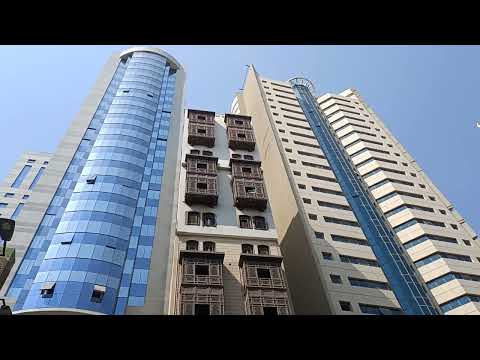 الطريق من ساحة الحرم الى فندق انفنتي شارع أجياد مكة سيرا على الاقدام