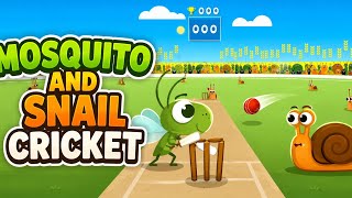 CRICKET GAME WITH MOSQUITO AND SNAIL🐌🏏 | CRICKET | GOOGLE GAMES | screenshot 3