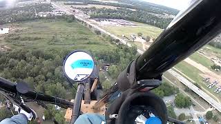 Powered Parachute Flight over Green Corn Festival Bixby, OK With Chris from Stout Computer Repair