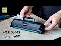 Samsung MLT-D104S Toner Refill &amp; Drum Replacement (Fix ML-1660, SCX-3200)