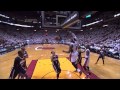 LeBron James Stampedes Rack And-1