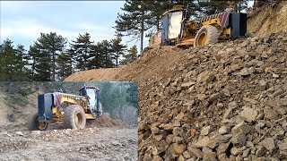 CAT140M KAYA CANAVARI İŞ BAŞINDA_ROCK MONSTER-#kesfet #grader#nasılyapılır #buldozer #komatsu #dozer