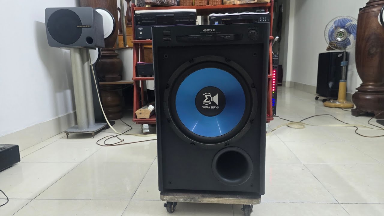 🔥 KENWOOD SW-501 SUBWOOFER – Made in Japan, 30cm BASS, EXTREMELY