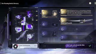 The Flaming Red in Memory Event 03Blade Amid Snowfall | The Rescued Researcher #wutheringwaves 