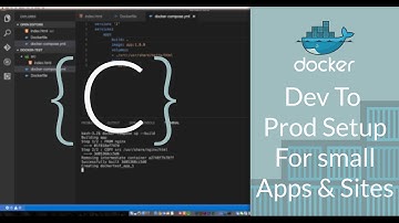 Easy Docker Dev to Production Setup for Small Projects