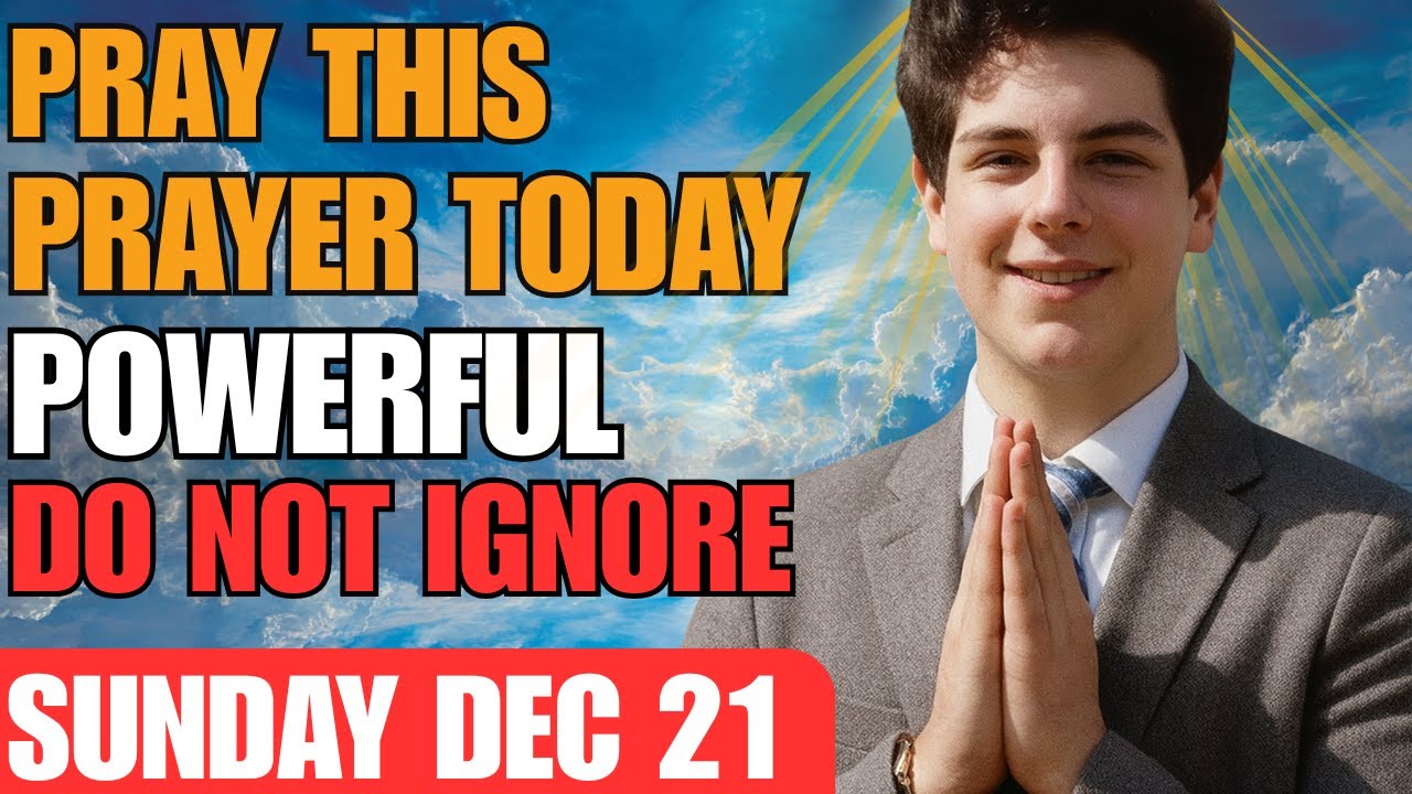 🌈 A Blessing Is Coming for You 🌈 – Saint Carlo Acutis Chaplet 🙏 Make the Impossible Possible 🙏