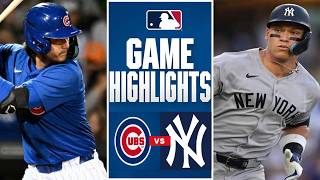 Chicago Cubs Vs New York Yankees Full Game Highlights March 23,2026 MLB Spring Training 2026
