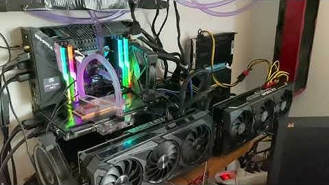 Setting up the 5th card in my RTX Mining Rig - RTX 3060 12GB undervolt for Mining CFX Conflux MH/s