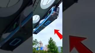 Japan Built Trains That Hang in the Sky (And They Actually Work)