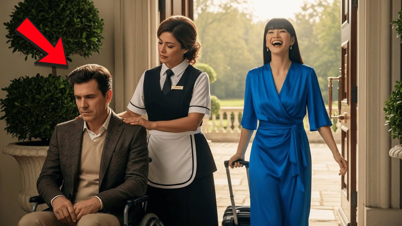 WIFE ABANDONS HIM IN A WHEELCHAIR! THE POOR CLEANER SAVED HIM