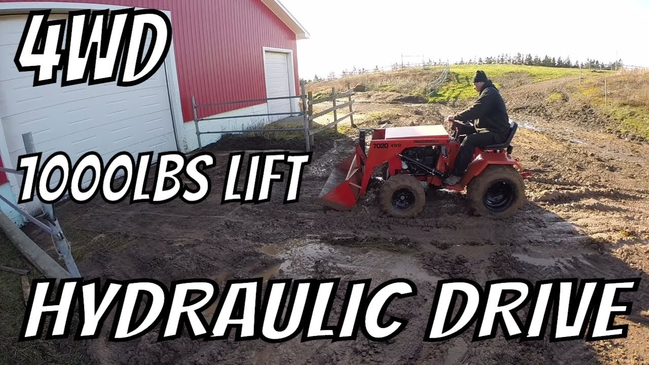 Glorified Lawn Mower with FEL Ingersoll 7020 YouTube