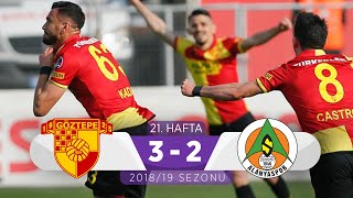 Göztepe 3-2 Alanyaspor 21. Hafta - 201819