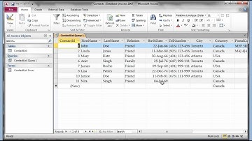 Microsoft Access 2007 2010 part 3 (Query & Reports)