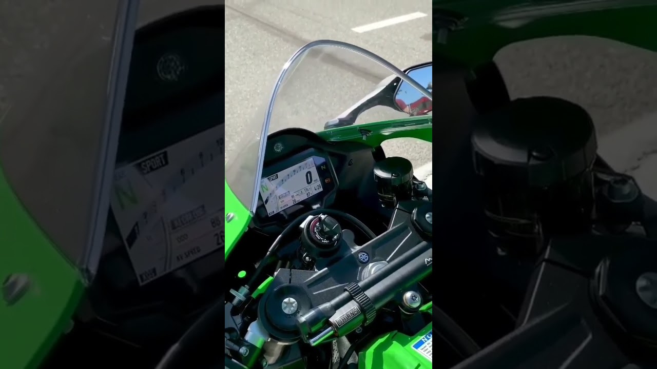 Kawasaki ninja zx10r😻 launch control💥|