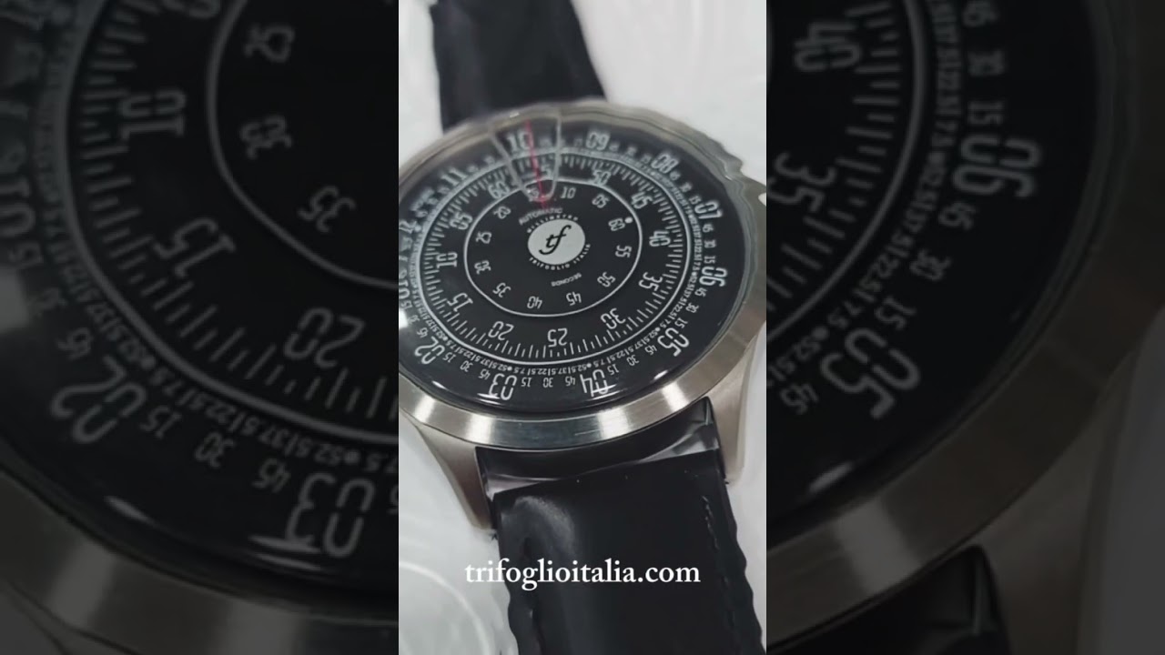 Millimetro with a black dial looks so elegant • pure geometry meets timeless sophistication