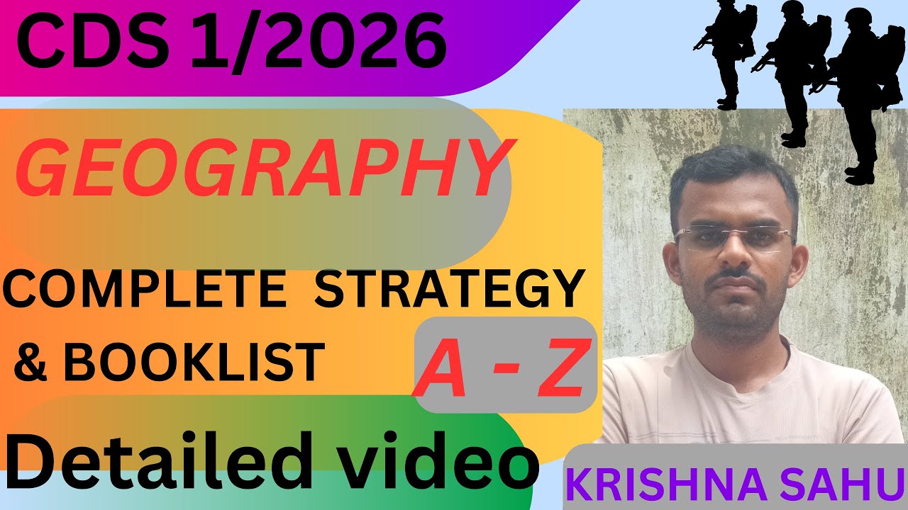 Geography strategy & booklist for CDS 1/2026