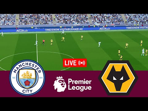 LIVE Manchester City Vs Wolves Premier League 25 26 Full Match Video Game Simulation 