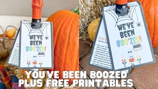 You’ve Been Boozed Free Printables and Instructions
