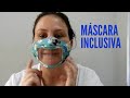Como fazer uma Máscara 3D para surdos e pessoas que fazem leitura labial
