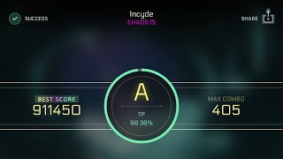 Incyde by YbeLL (CHAOS 15, A [911k] sightread) - cytus ii