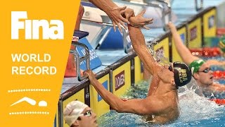 Brazil | World Record 4x50m Medley | 2014 FINA World Swimming Championships Doha