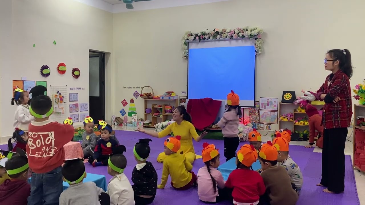 Dạy trẻ đọc thơ: Mười quả trứng tròn - 4 tuổi