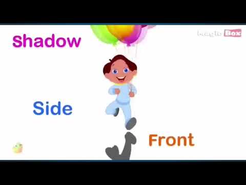 الظل تعليمي للأطفال موقع الظل خلال النهار