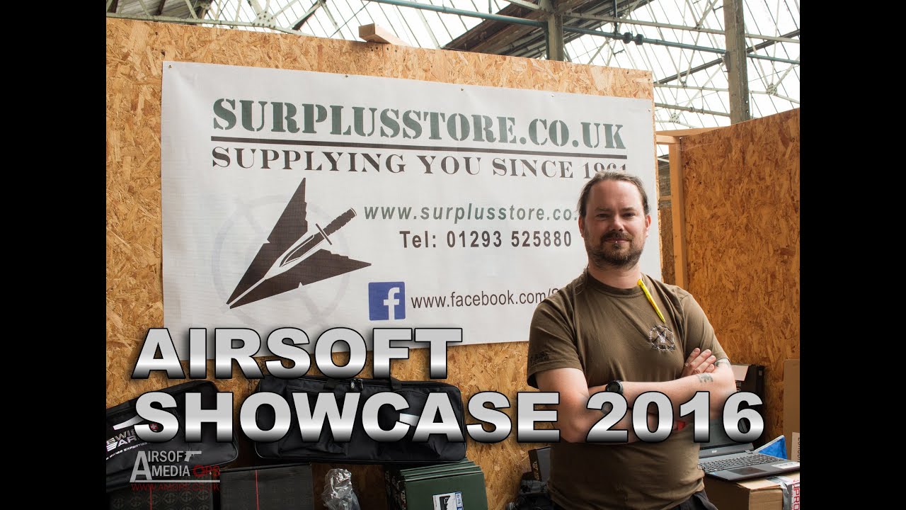 Crawley Surplus Store Airsoft Showcase 2016 YouTube