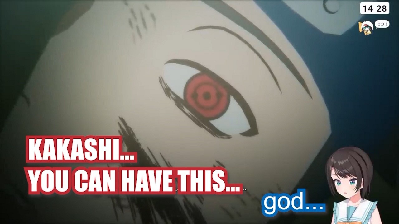Subaru's 1st Reaction: Uchiha Obito【Eng Sub / STORM 4 / hololive】