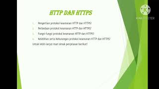 penjelasan HTTP dan HTTPS