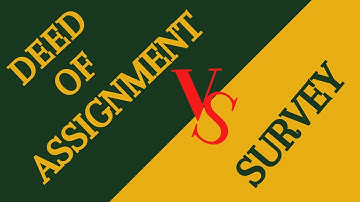 👉ASK REALTOR ABIOLA: Is a Deed of Assignment and Survey Plan the same?