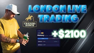 I Made $2,100 in 15 Minutes LIVE Trading GBP/USD (London Session!) 💸🔥