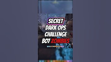 *SECRET DARK OPS CHALLENGE* Don’t miss this calling card in the BO7 Zombies BETA 🔥 #shorts #BO7