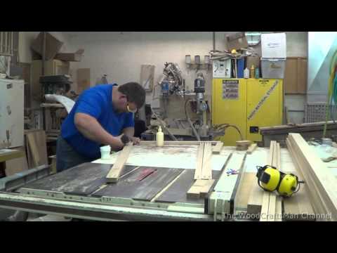 Building Custom Oak Cabinets Episode 1- Making The Face Frames # 112