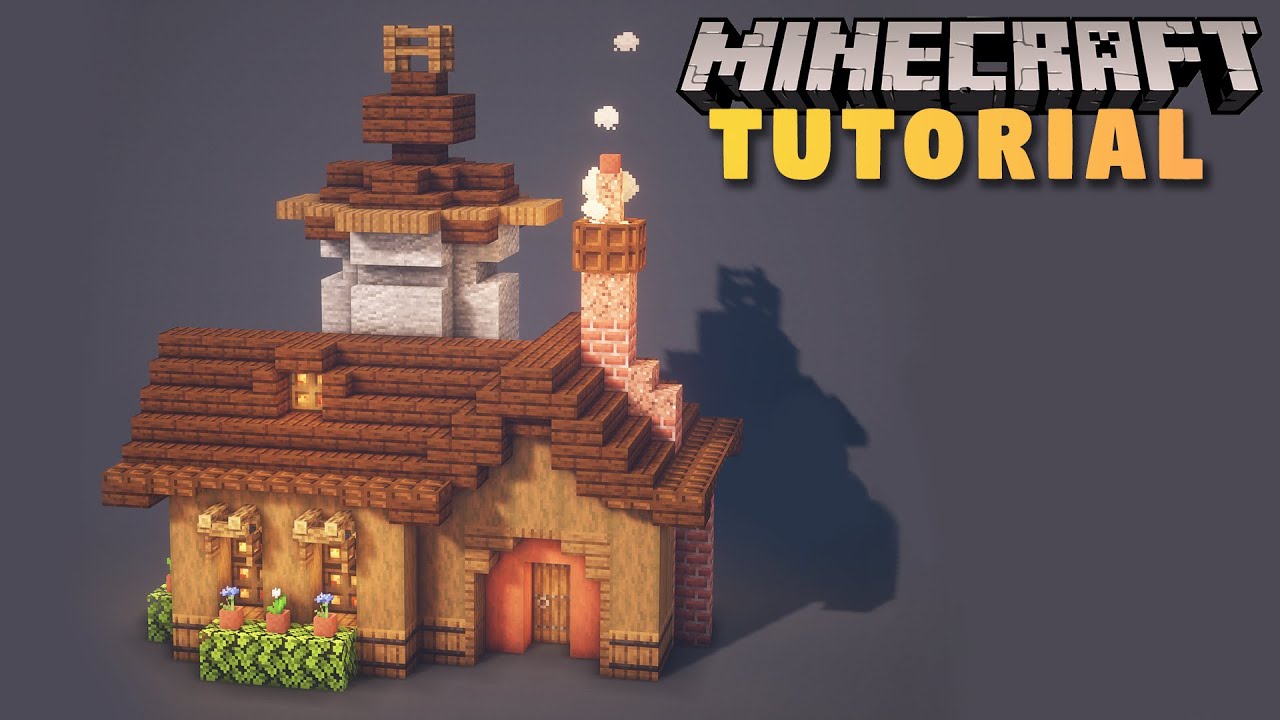 Minecraft: Medieval Starter House (aka Techno's House) ✨ Tutorial