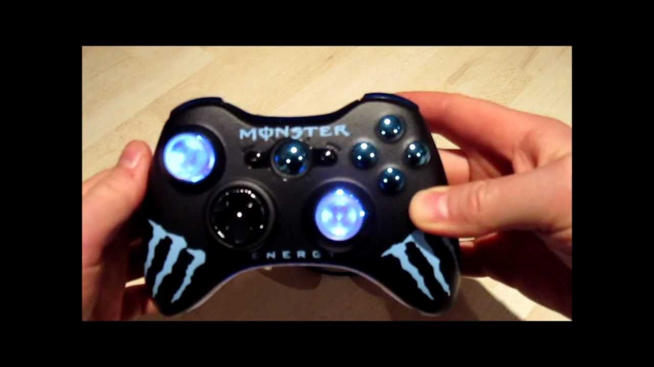 Monster Energy Xbox 360 controller YouTube